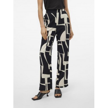 Vero moda pantaloni measy joy hw wide pants wvn ga